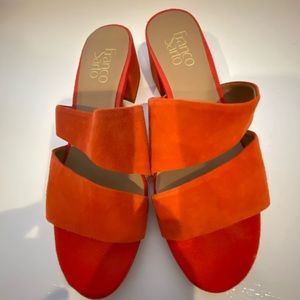 Beautiful Franco Sarto slides.